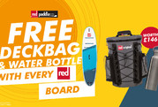 Red Paddle - Free Deck Bag & Bottle with all board packages